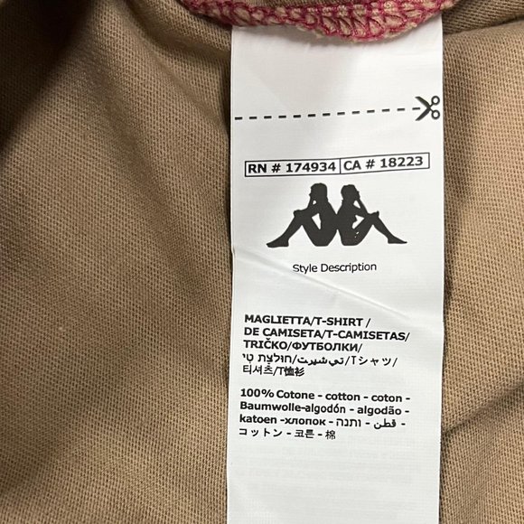 NWOT Kappa 2 pcs T-shirt & Long Dress tunic people in motion - Picture 10 of 10